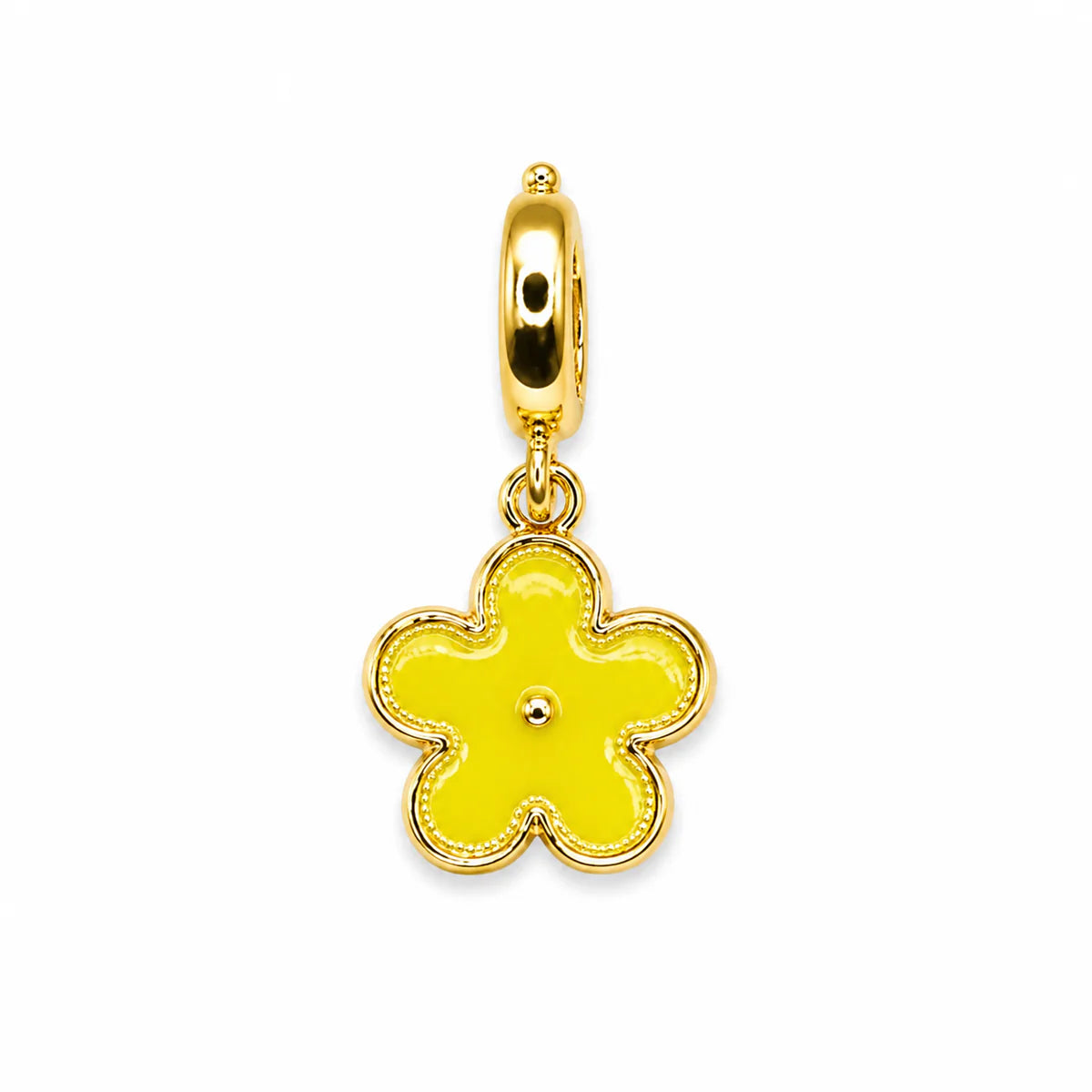 Pink Floral Charm