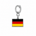 Gold German Flag Charm
