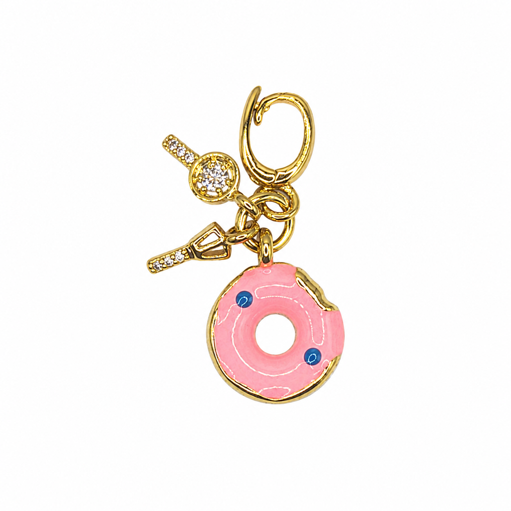 Tennis and Donut Charm