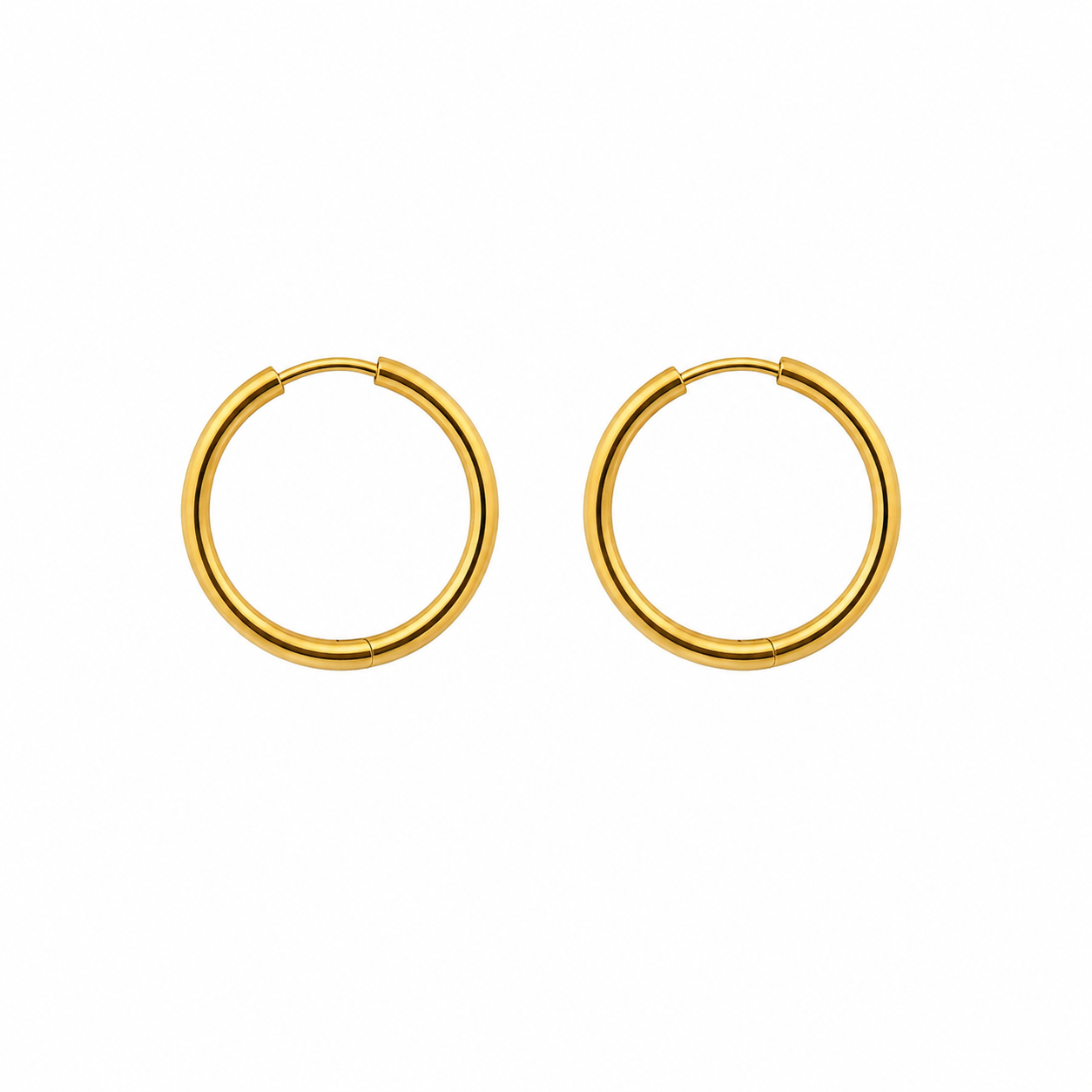 Gold Hoops | Stainless steel
